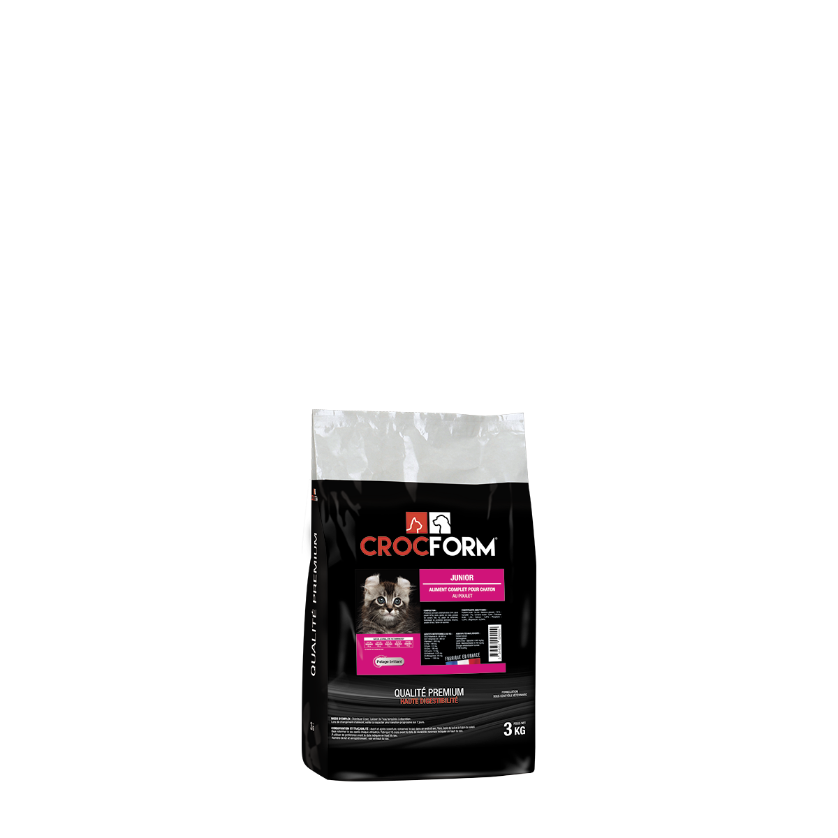 ALIMENT CROQUETTES CROCFORM PREMIUM JUNIOR CHAT ALIMENT CROQUETTES CROCFORM PREMIUM JUNIOR CHAT